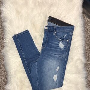 Torrid Sky High Skinny Distressed Jeans